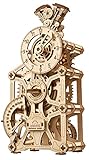 UGEARS Reloj de Motor Puzzle 3D Madera - Maqueta para Construir Mecánico Reloj Madera con Diseño de Motor - Kit de Maqueta Madera 3D Reloj para Montar - Ideal para Aficionados de la Rompecabezas