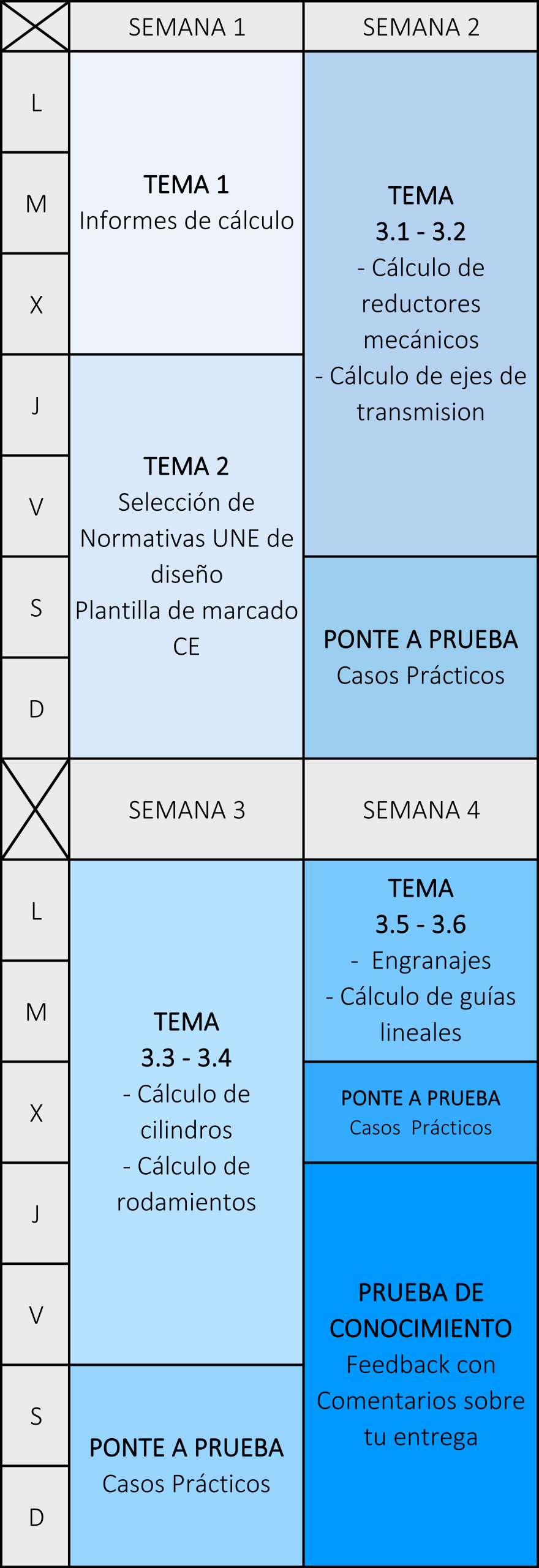 Calendario calculo mecanico ver